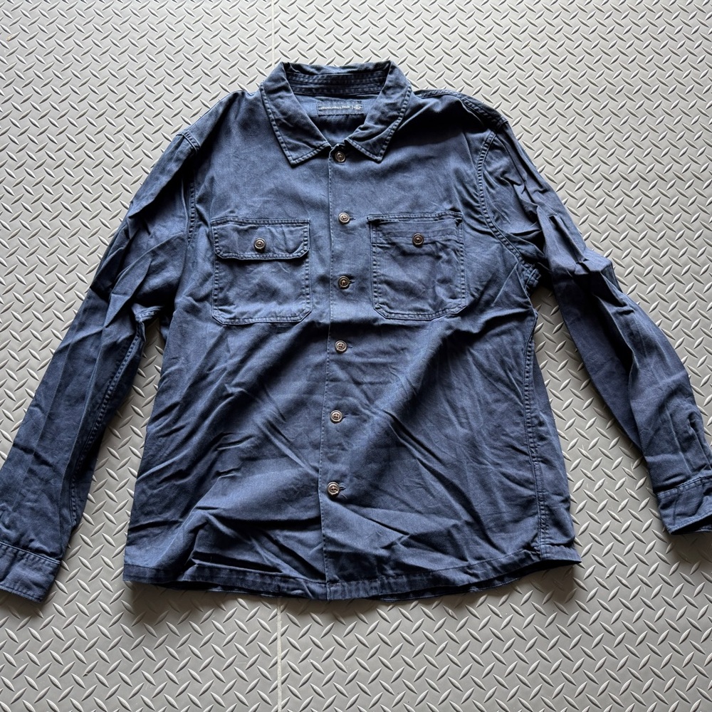 Abercrombie & Fitch Navy Shirt Jacket